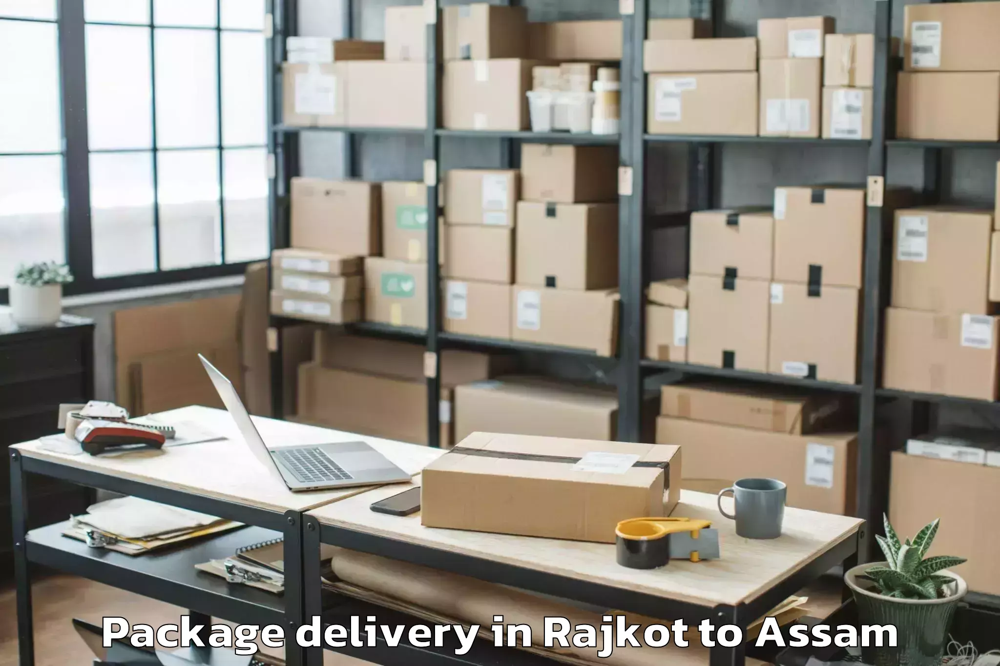 Get Rajkot to Hajo Package Delivery